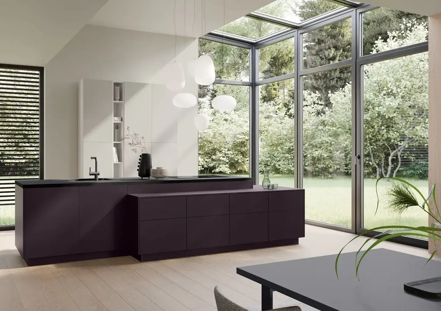 grifflose-inselküche-av-6000-design-aubergine-matt-schwarz