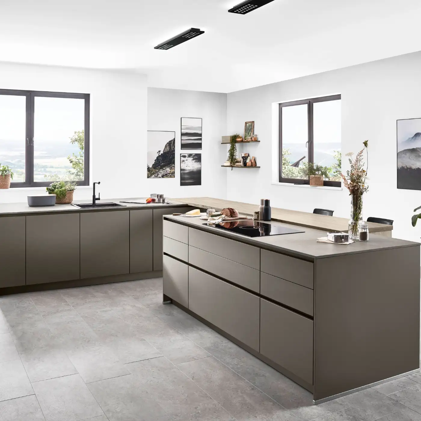 grifflose kueche nobilia-kueche-grau-grifflos-2