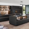 Nobilia Designkueche Schwarz matt