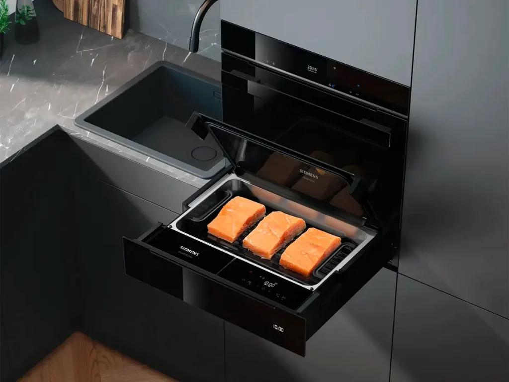 Siemens-Dampfschublade-Lachs