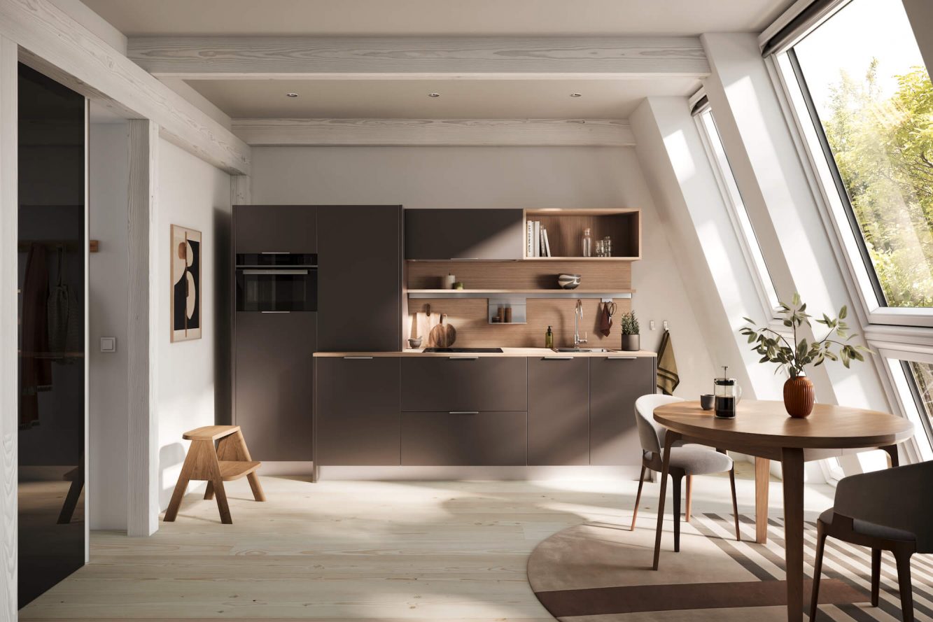 Häcker VEGAS Küchenzeile modern Braun