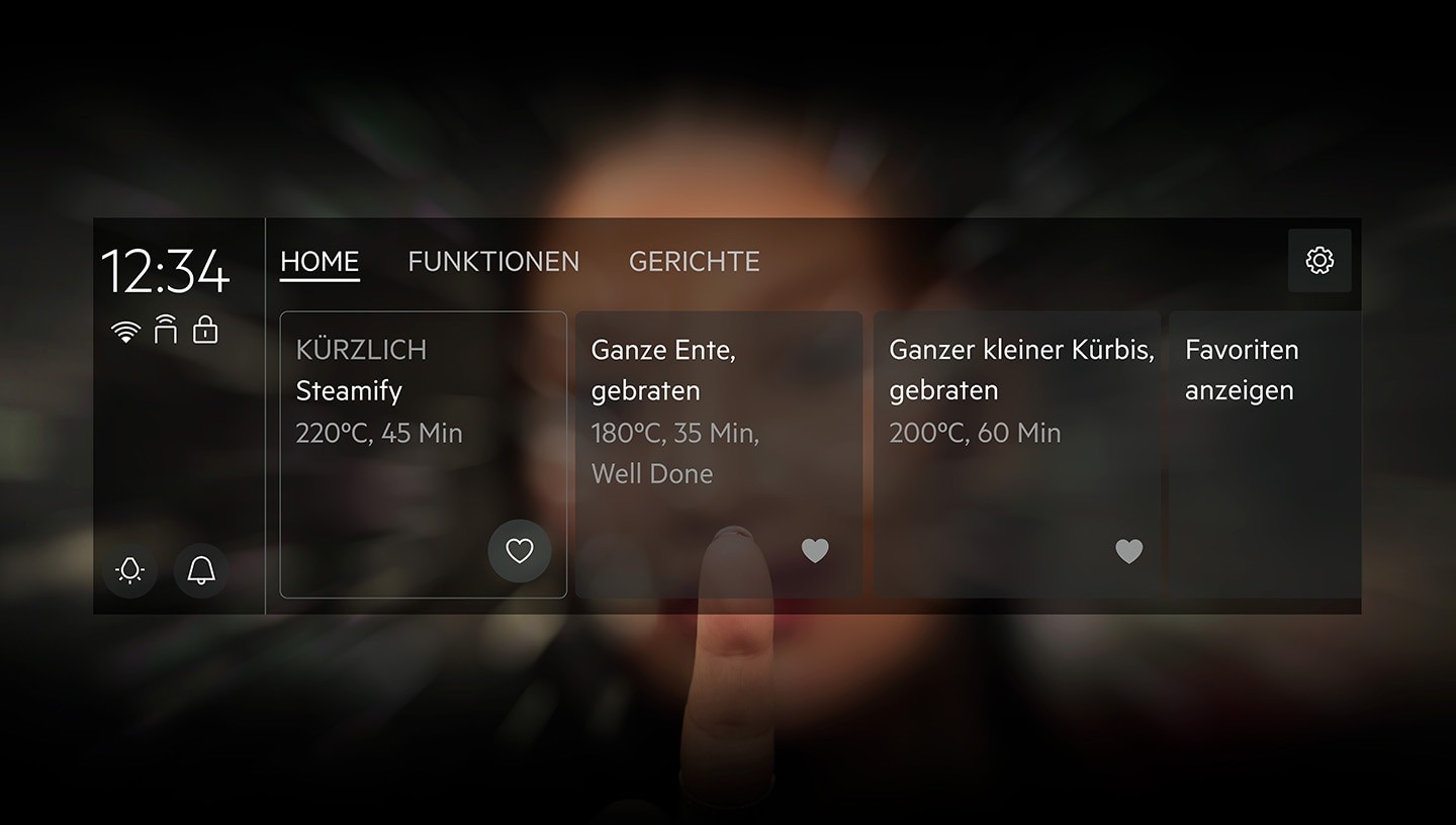 AEG Backofen mit Touchdisplay und WLAN-Anzeige