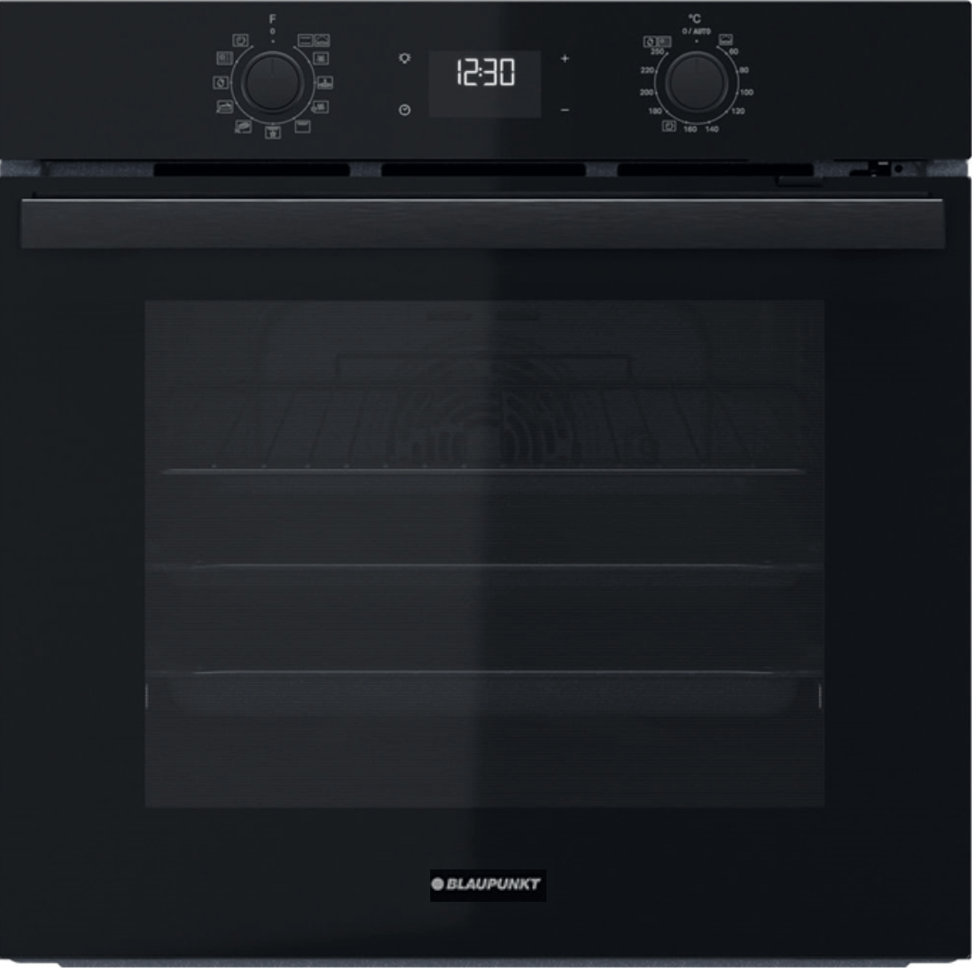 Blaupunkt Backofen der Dark Steel Serie in Schwarzglas