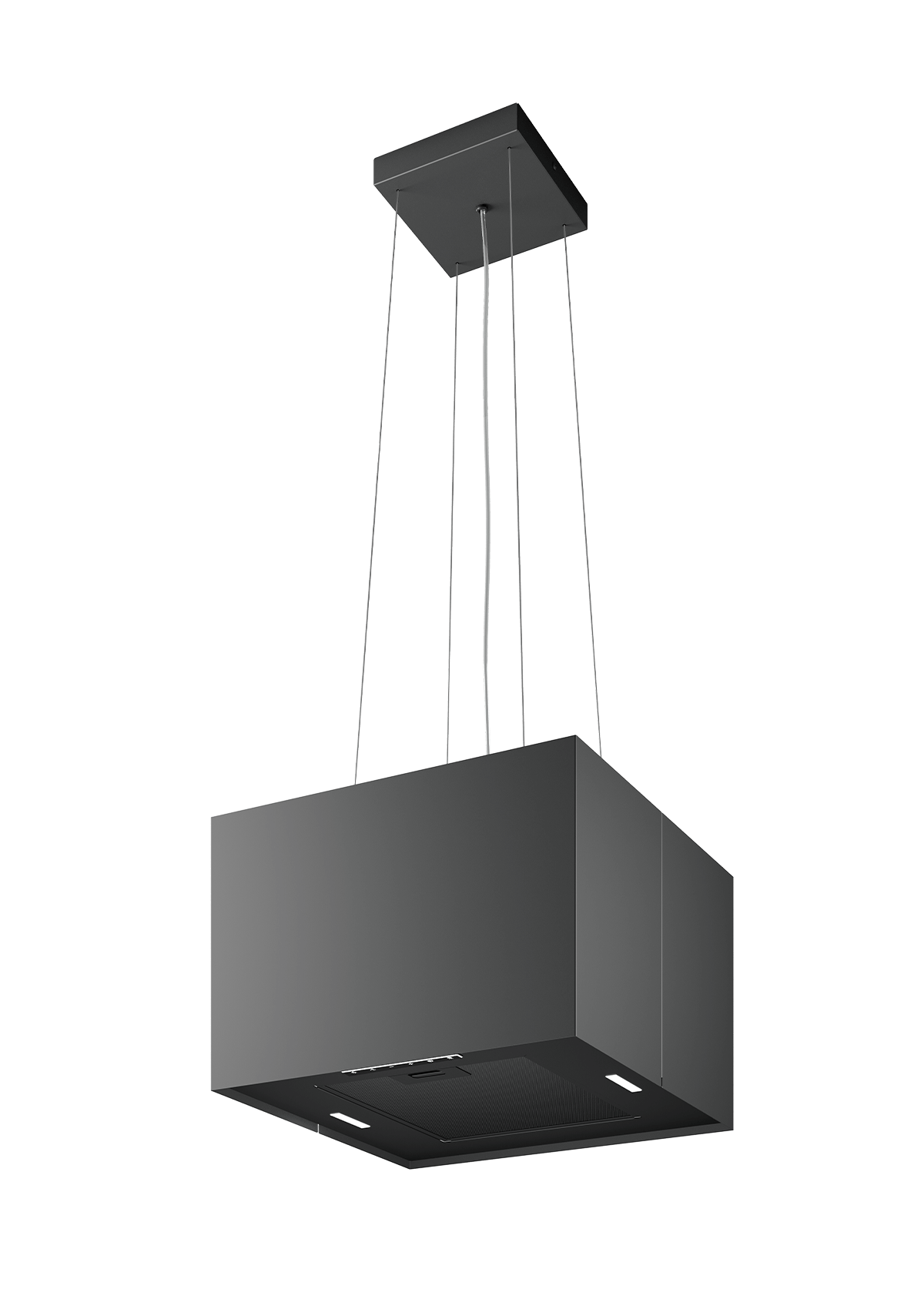 Blaupunkt Inselhaube in Schwarz für die Kochinsel