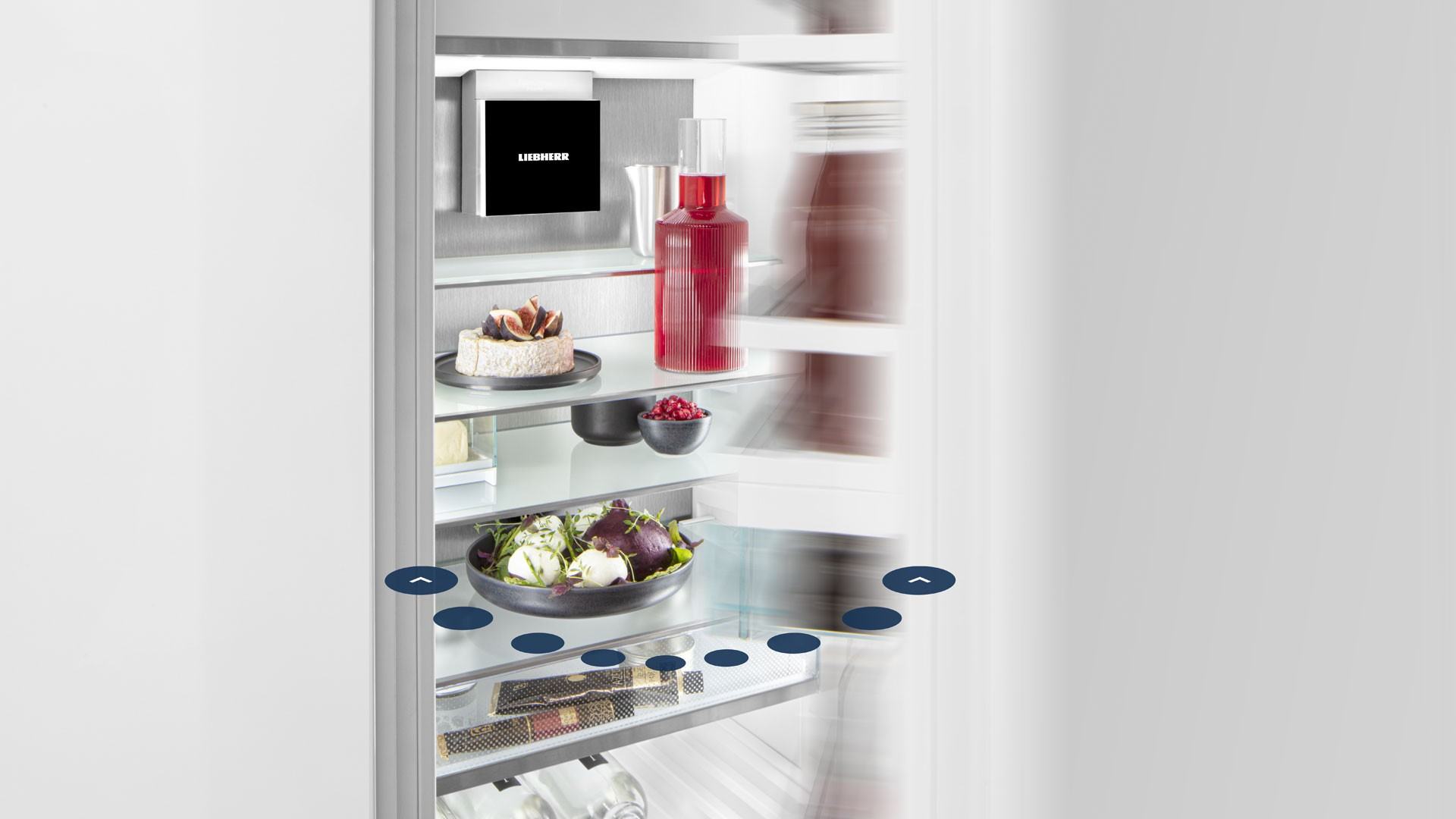 Vernetzte Küchengeräte: Liebherr Kühlschrank mit automatischer Türöffnung AutoDoor